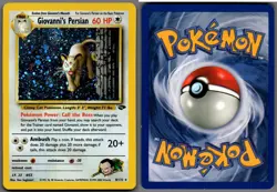 2000 Pokemon, Gym Challenge, #8/132 Giovanni's Persian, Holo Rare (b) - Image 1