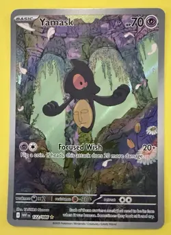 Pokemon TCG ~ Yamask 122/086 ~ White Flare Illustration Rare ~ Pack Fresh - Image 1