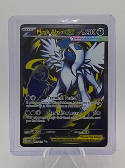 Mega Absol ex Full Art Ultra Rare 161/132 Pokemon Mega Evolution English - Image 1