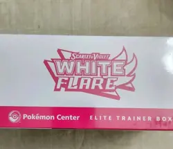 Pokemon Center Exclusive White Flare ETB Pokemon TCG - SEALED - Image 2