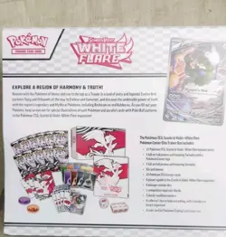 Pokemon Center Exclusive White Flare ETB Pokemon TCG - SEALED - Image 4