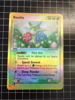 Roselia 9/97 EX Dragon Reverse Holo Rare 2003 Pokemon - Image 1