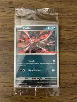 Pokemon TCG Yveltal 88/132 Mega Evolutions GAMESTOP STAMPED Promo SEALED - Image 1