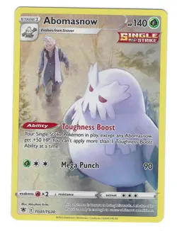 Pokemon TCG: Abomasnow - TG01/TG30 - SWSH: Astral Radiance Trainer Gallery - NM - Image 1