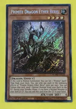 Yu-Gi-Oh! ~ Primite Dragon Ether Beryl ~ BLMM-EN130 ~ Secret Rare ~ 1st Edition - Image 1