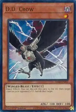 Yugioh! D.D. Crow - RA02-EN002 - Ultra Rare - 1st Edition Near Mint, English - Image 1