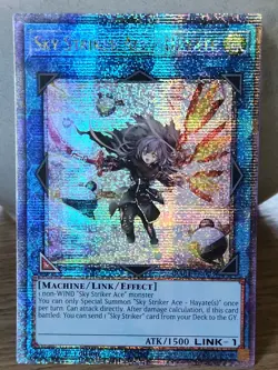 Yu-Gi-Oh! Sky Striker Ace - Hayate RA04-EN073 Quarter Century Secret Rare NM - Image 1