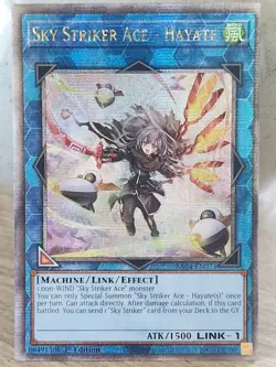 Yu-Gi-Oh! Sky Striker Ace - Hayate RA04-EN073 Quarter Century Secret Rare NM - Image 2