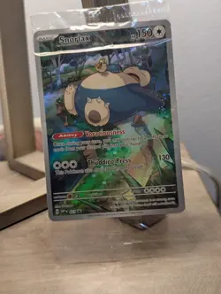 Pokemon TCG Snorlax SVP051 Promo Card Sealed, Near Mint Condition B - Image 1