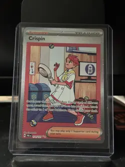 Pokemon TCG Crispin 171/131 Prismatic Evolutions Card Sir Mint Condition - Image 1