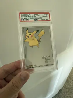 Pokemon Card Pikachu Tower 4 E-Battle PSA 10 GEM MINT - Image 3