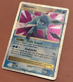 Pokemon TCG Glaceon LV.X Holo Rare Card Majestic Dawn 98/100 - Image 2