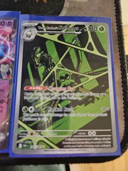 Pokemon Team Rockets Spidops 187/182 Destined Rivals Illustration Card - Image 2