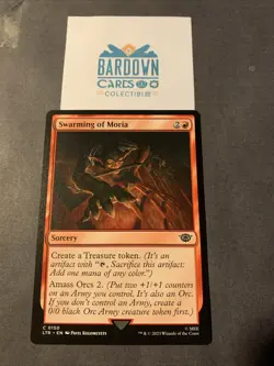 Swarming of Moria - NM MTG LTR - Lord of the Rings : Tales of Middle-Earth 0150 - Image 1