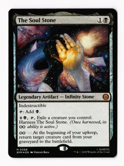The Soul Stone (Foil) 0066 (M) MTG Marvel's Spider-Man (SPM) - Image 1