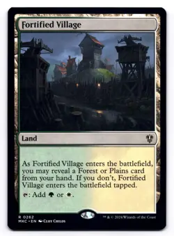 Fortified Village NM Commander: Murders at Karlov Manor 0262 MTG Regular - Image 1