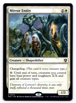 Mirror Entity NM Commander: Murders at Karlov Manor 0075 MTG Regular - Image 1
