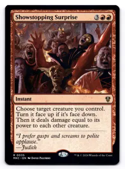 Showstopping Surprise NM Commander: Murders at Karlov Manor 0035 MTG Regular - Image 1