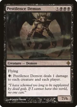 Pestilence Demon [Rise of the Eldrazi] Magic MTG - Image 1