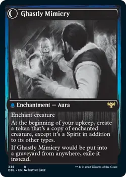 Mirrorhall Mimic // Ghastly Mimicry [Innistrad: Double Feature] Magic MTG - Image 2