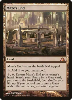 Maze's End [Dragon's Maze] Magic MTG - Image 1