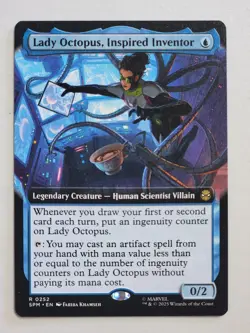 MTG Universes Beyond: Spider-man Lady Octopus, Inspired Inventor 0035 Rare - Image 1