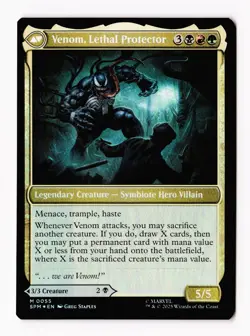 Eddie Brock (Foil) 0055 (M) MTG Marvel's Spider-Man (SPM) - Image 2