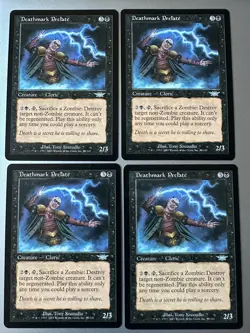 4x Deathmark Prelate (NM) Legions Uncommon LGN Magic the Gathering MTG Playset - Image 1