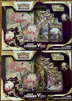 2022 Pokemon Hisuian Zoroark VSTAR Premium Collection Box - Sealed, 2 Pack - Image 2