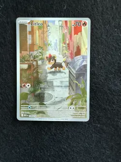 Litleo IR ILLUSTRATION RARE 139/132 Mega Evolution English Pokemon TCG - Image 1
