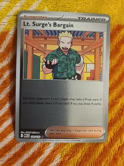 Lt. Surge's Bargain (Reverse Holo) 120/132 - Mega Evolution - Pokemon TCG - Image 1