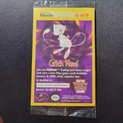 4x SEALED Black Star Promo WB Movie Pokemon Cards #2-5 PIKACHU, DRAGONITE MEWTWO - Image 2