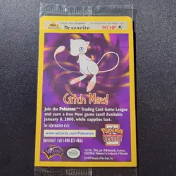 4x SEALED Black Star Promo WB Movie Pokemon Cards #2-5 PIKACHU, DRAGONITE MEWTWO - Image 4