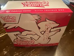 Pokemon Center Exclusive White Flare ETB Elite Trainer Box TCG - Image 1