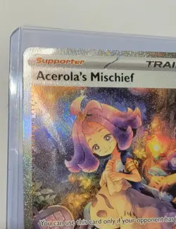 Pokemon Mega Evolution Acerola's Mischief Secret Illustration Rare, #183/132 - Image 4