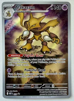 Alakazam 009 Black Star Promo - Pokemon TCG Mega Evolutions - (Pack Fresh) NM+/M - Image 1