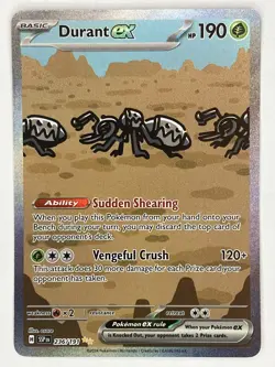 Durant ex NM SIR 236/191 Sv08: Surging Sparks Pokemon TCG Holo - Image 1