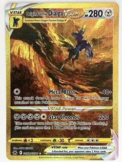 Origin Forme Dialga VSTAR NM GG68/GG70 Crown Zenith: Galarian Gallery Pokemon - Image 1