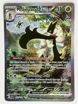 Meowscarada ex NM SIR 256/193 Sv02: Paldea Evolved Pokemon TCG Holo - Image 1