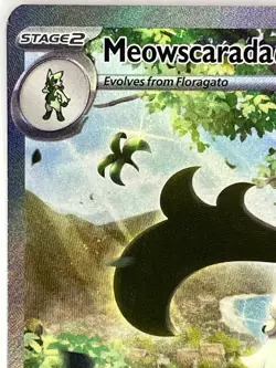 Meowscarada ex NM SIR 256/193 Sv02: Paldea Evolved Pokemon TCG Holo - Image 3