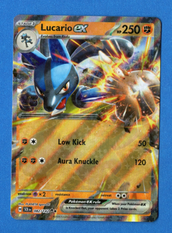 Lucario EX - 082/142 - Double Rare Pokemon SV07 Stellar Crown - Image 1