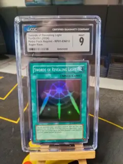 Swords Of Revealing Light *CGC MINT 9* RP01-EN012 Super Rare * Yugioh - Image 1