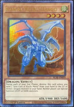 Koa'ki Meiru Drago BLAR-EN059 Battle Of Legends: Armageddon 1st Ed - Yugioh Card - Image 1