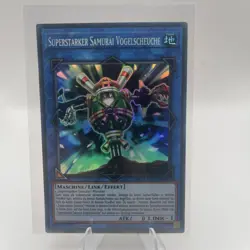 YuGiOh Superstarker Samurai Vogelscheuche MP21-DE165 Super Rare NM 1st - Image 1