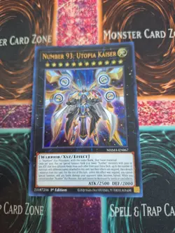 Yugioh Number 93: Utopia Kaiser MAMA-EN067 Ultra Rare 1st Edition Near Mint - Image 1