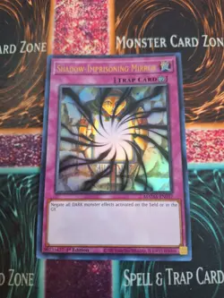 Yugioh Shadow-Imprisoning Mirror MAMA-EN097 Ultra Rare 1st Edition Near Mint - Image 1