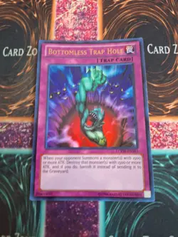 Yugioh Bottomless Trap Hole LCYW-EN181 Ultra Rare Unlimited Near Mint - Image 1