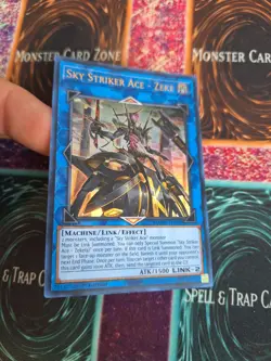 Yugioh Sky Striker Ace - Zeke MAMA-EN008 Ultra Rare 1st Edition Near Mint - Image 2