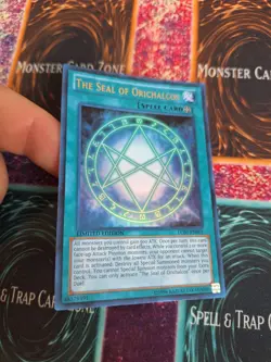 Yugioh The Seal of Orichalcos LC03-EN001 Ultra Rare Limited Near Mint - Image 2