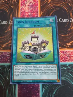 Yugioh Toon Kingdom DLCS-EN074 Blue Ultra Rare 1st Edition Near Mint - Image 1